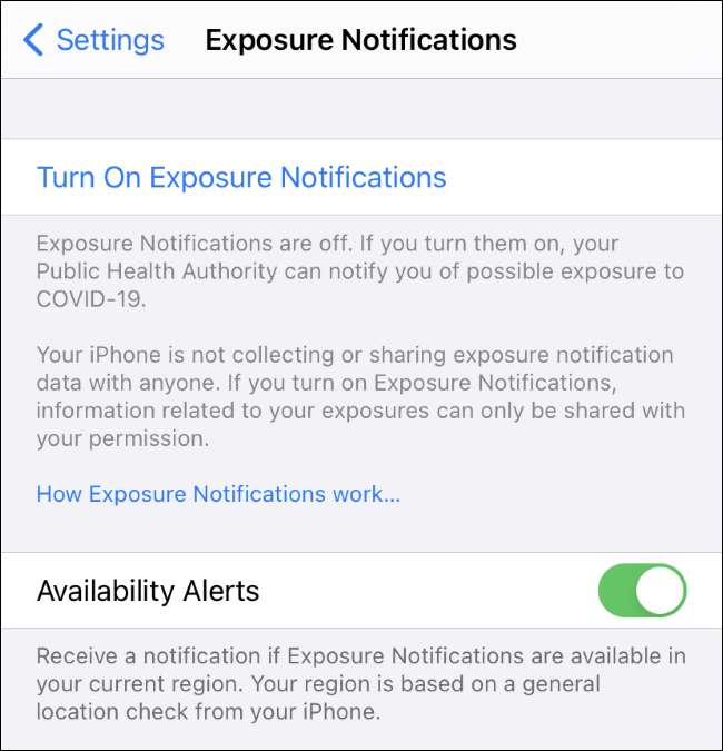 Why Your iPhone Says “COVID19 Exposure Notifications Are Available