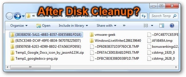 Why Doesn’t Disk Cleanup Delete Everything from the Temp Folder? assign drive letter windows 98